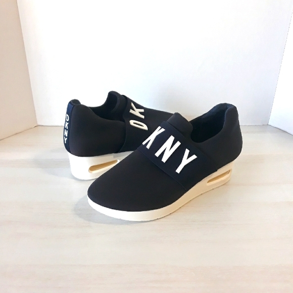 DKNYC Shoes - DKNY Slip On Wedge Sneakers SZ 7